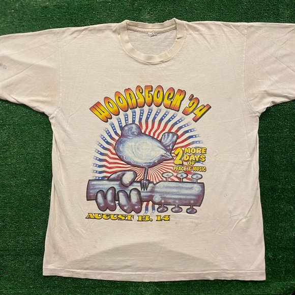 Vintage Other - Woodstock Festival 1994 Vintage 90s Band T-Shirt
